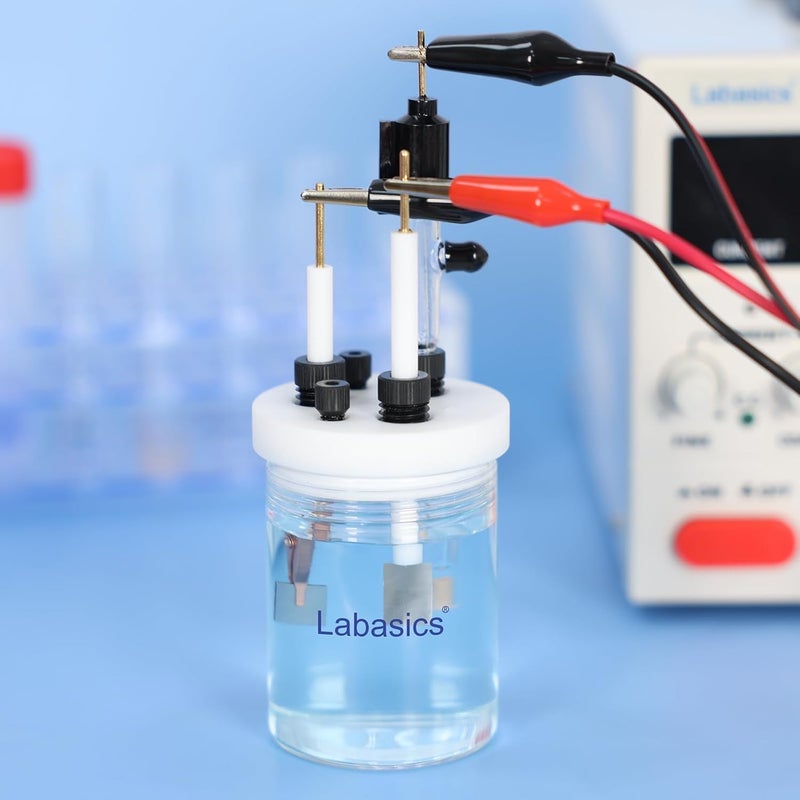 Labasics Multi-Purpose Electrode Holder, Copper Alligator Clamp Design, Compatible with Electrochemical Cells of 100 ml and Larger, Ideal for Laboratory Experiment - Image 5